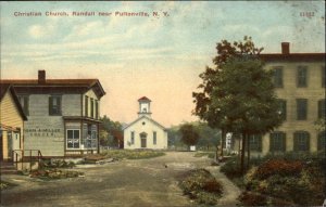 Fultonville New York NY Christian Church Grocery c1910 Vintage Postcard