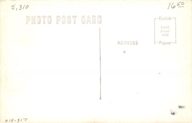 J61/ Hugo Oklahoma RPPC Postcard c1950s Palace Drug Store Jackson St 59