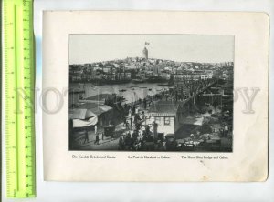 476278 Turkey Constantinople Kara-Keui Bridge and Galata poster phototype