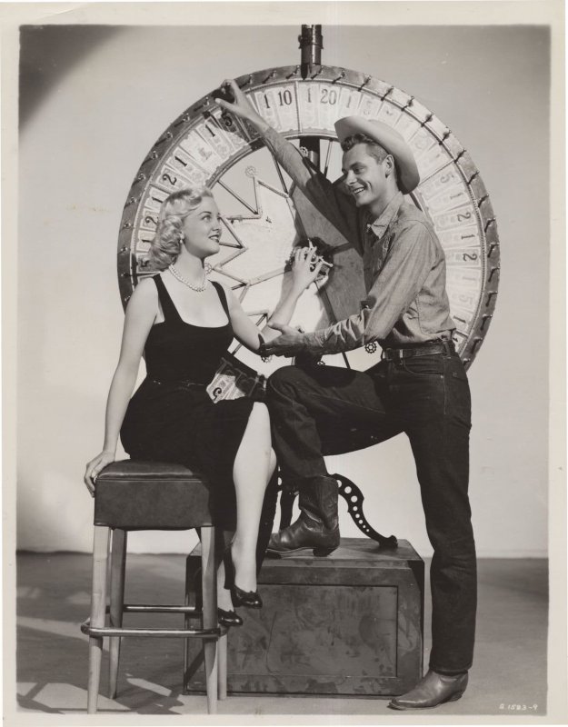 The Wheel Of Fortune Unidentified Cowboy Western 10x8 Press Photo