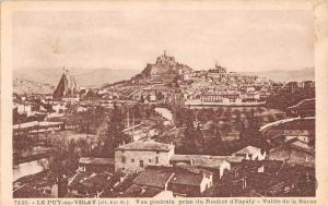 BR73051 le puy en velay vue generale prise du rocher d espaly  france