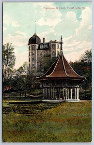 JH16/ French Lick Indiana Postcard c1910 Proserpine & Hotel Gazebo 42