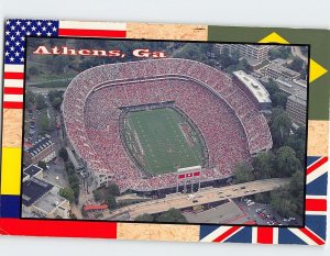 Postcard Sanford Stadium University Of Georgia, Athens, Georgia