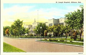 St. Joseph Hospital Alliance NE Nebraska Vintage Postcard Standard View Card  