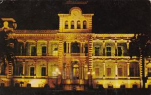 Hawaii Honolulu Iolani Palace At Night