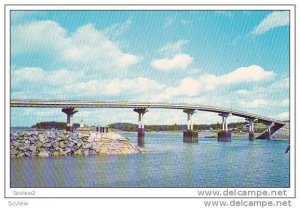 Franklin D. Roosevelt Bridge, Connects Lubec, Maine and Campobello Island, Ne...