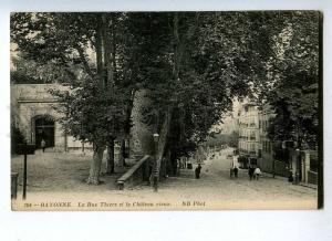 191163 FRANCE BAYONNE Rue Thiers Vintage postcard