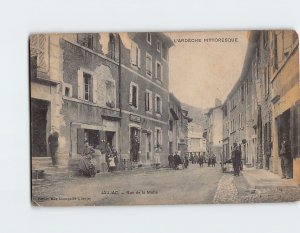 Postcard Rue de la Molle Jaujac France