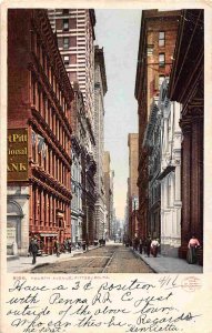 Fourth Avenue Pittsburgh Pennsylvania 1907 postcard