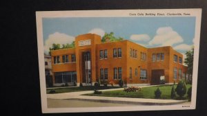 Mint Postcard Coca Cola Bottling Plane Clarksville Tennessee TN USA