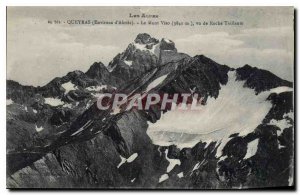 Old Postcard The Alps Surroundings Queyras Abries Mont Viso saw Roche Taillante