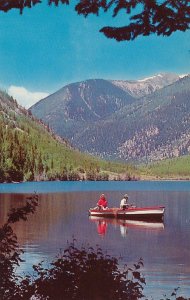 Fishing Is Good in the Colorado Rockies - Outboard Motor Boat