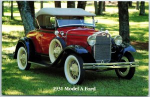 VINTAGE POSTCARD 1931 MODEL A FORD HOUSED AT THE MUSEUM OF AUTOMBILES ARKANSAS