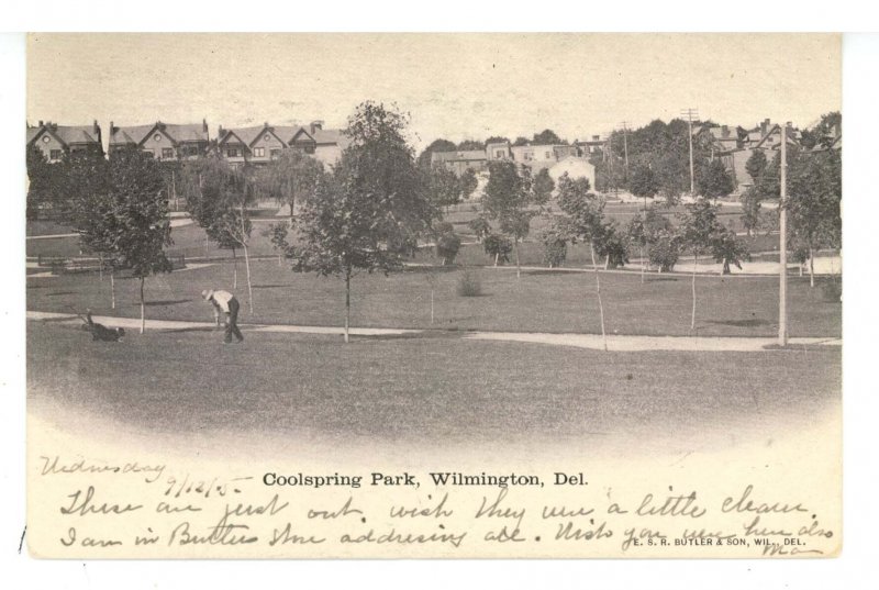 DE - Wilmington. Coolspring Park ca 1905 (Cold Spring?)