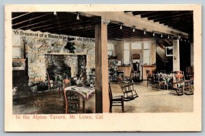 1905  Alpine Tavern  Mt. Lowe  California     Postcard