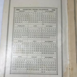 1906 Farm And Home Memorandum Calendar And Almanac Phelps Publishing Co  