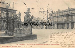 NANCY FRANCE~HEMICYCLE de la CARRIERE-PALAIS du GOVERNEMENT~1904 PHOTO POSTCARD