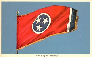 Beautiful State Flag of Tennessee TN Vintage Postcard