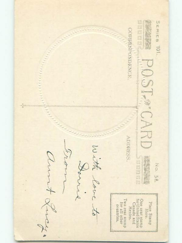 Divided-Back CHRISTMAS BIRDS SCENE Pretty Postcard W8568