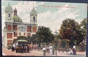 Mint Color Picture Postcard Liberty Plaza Colima Mexico