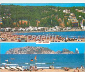 Modern Postcard Costa Brava Islas Medas Estartif Vista Parcial