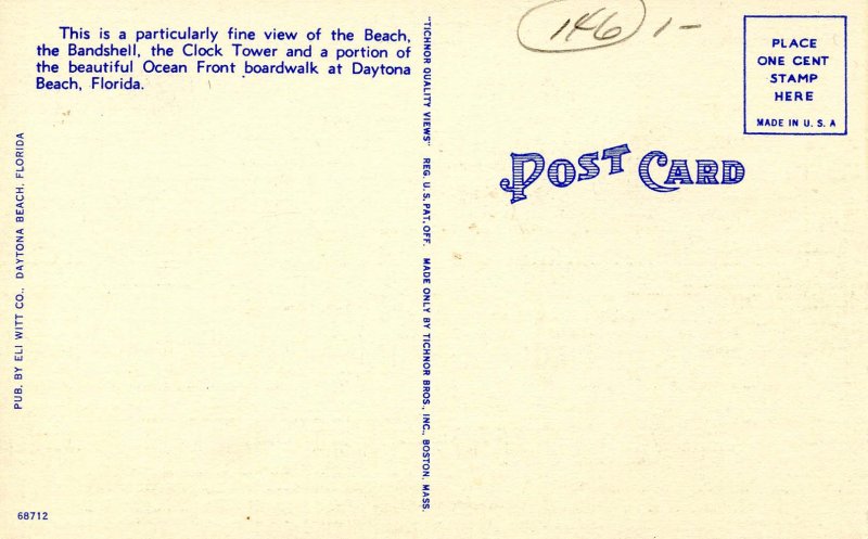 FL - Daytona Beach. Ocean Front View