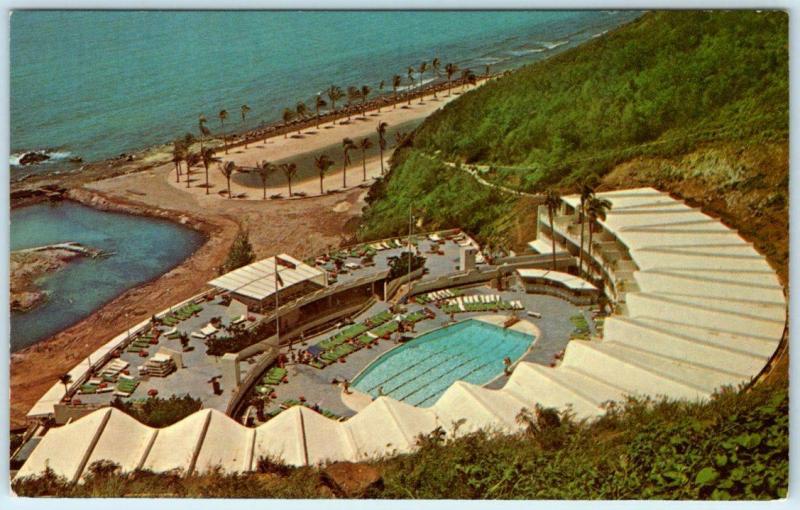 LAS CROABAS, FAJARDO Puerto Rico  Lanai Pool  EL CONQUISTADOR HOTEL   Postcard