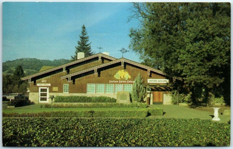 Main Tasting Room of The Italian Swiss Colony Winery - Asti, California