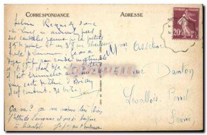 Etretat Old Postcard Moonlight (boat)