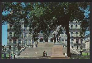 New York ALBANY State Capitol, with Statue of General Philip Sheridan ~ Chrome