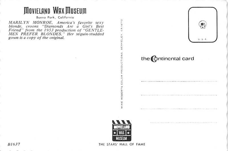 Movieland Wax Museum - Marilyn Monroe