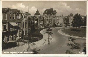 Netherlands Breda Engelbrecht van Nassauplein Vintage RPPC 01.42 