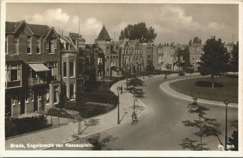 Netherlands Breda Engelbrecht van Nassauplein Vintage RPPC 01.42