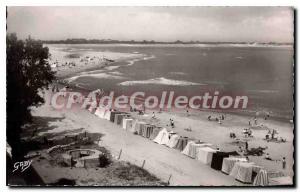 Postcard Old La Tranche sur Mer Overview of the Beach