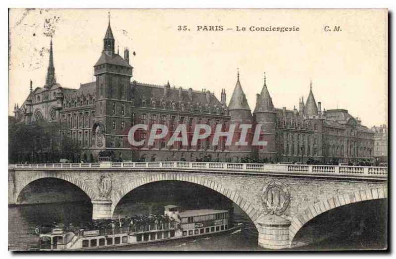 Postcard Old Paris the Conciergerie