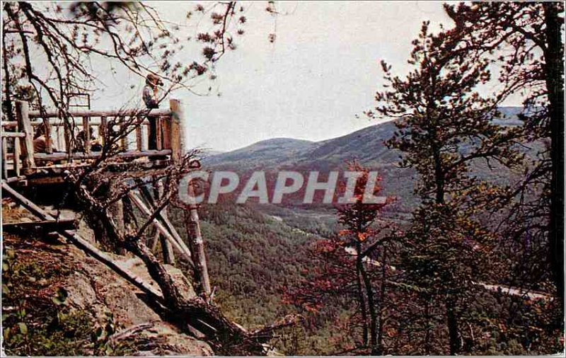 Postcard Modern Canada Palisades St Simeon