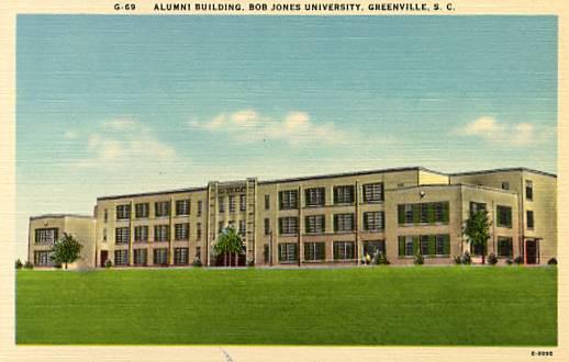 SC - Greenville.  Bob Jones University Alumni Building
