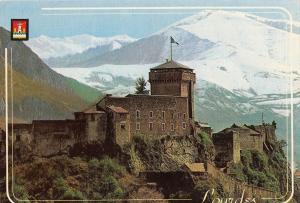 BF13306 lourdes le chateau fort et les pyrenees france front/back image