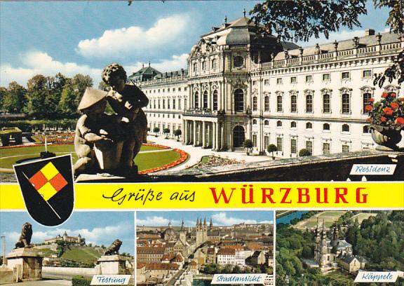 Germany Gruesse Aus Wuerzburg Multi View