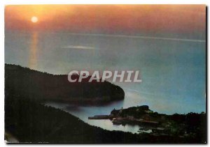 Postcard Modern Soller (Mallorca) Sunset seen from the Mirador his Barques