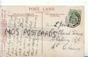 Genealogy Postcard - Jones - Portland House, Station Rd, St Clears - Ref. R919