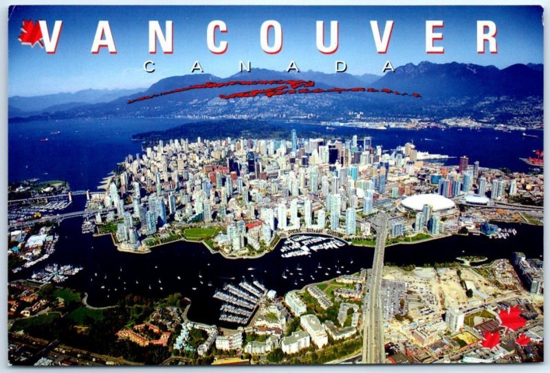 Postcard - Vancouver's downtown peninsula - Vancouver, Canada