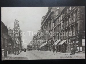 Glasgow: Sauchiehall Street c1904 - showing P & P CAMPBELL animated street scene