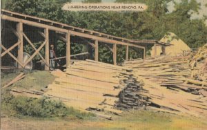 RENOVO Pennsylvania 1939 Lumbering Operations