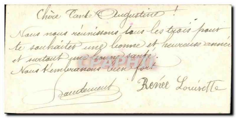 Old Postcard Happy New Year