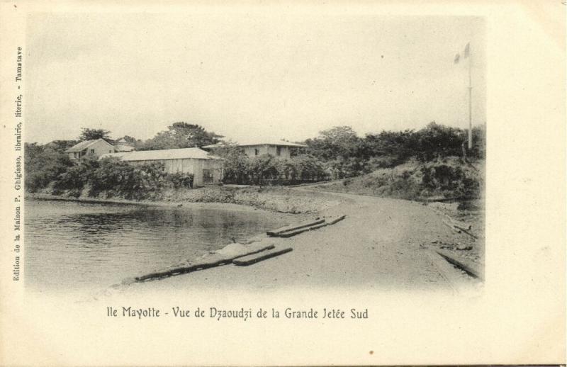 Mayotte, DZAOUDZI, La Grande Jetée Sud (1910s)