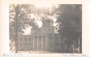 New Albany Mississippi birds eye view Union Co Court House real photo pc Z22883