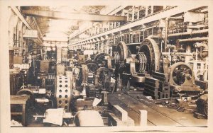 Power House Interior? Machinery Industrial Scene Real Photo Postcard AA74441