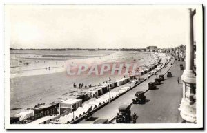 Old Postcard La Baule General view of the Beach to the Pouliguen