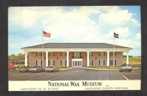 LANCASTER PENNSYLVANIA PA. NATIONAL WAX MUSEUM OLD CARS POSTCARD 1963 CHEVY